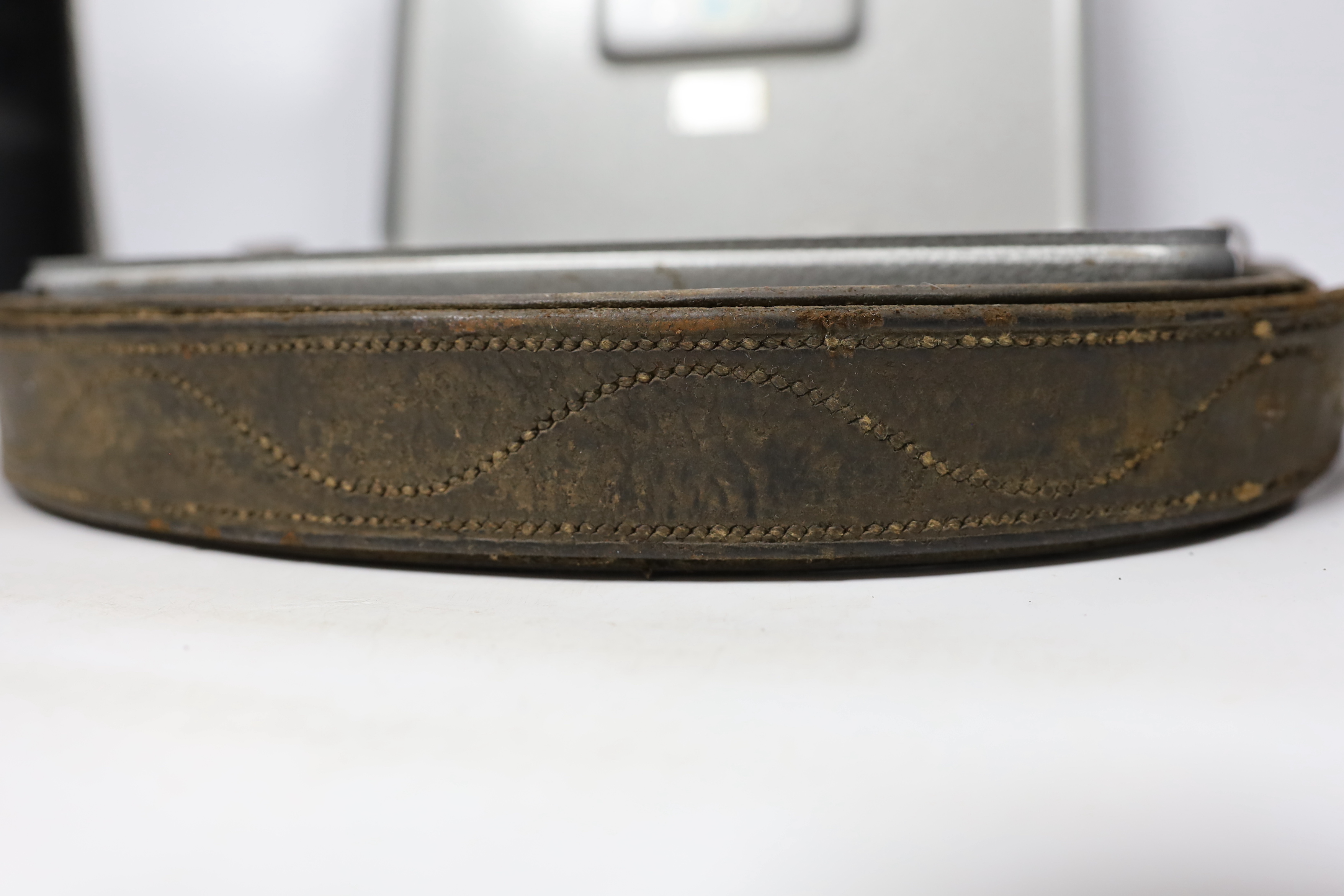 A collection of Wells Fargo and similar belt buckles by Tiffany & Co. Etc.